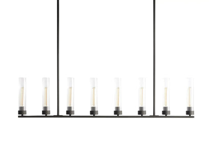 Andreas Modern Glass Linear Chandelier