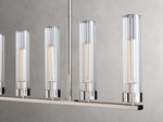 Andreas Modern Glass Linear Chandelier