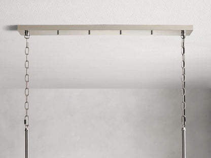 Andreas Modern Glass Linear Chandelier