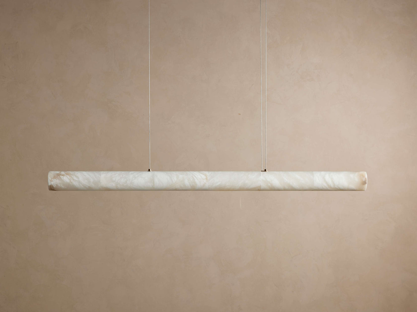 Halima Alabaster Veined Linear Chandelier