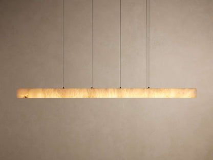 Halima Alabaster Veined Linear Chandelier