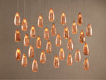 Edda Teardrop Cascade Linear Chandelier