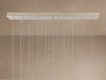 Edda Teardrop Cascade Linear Chandelier