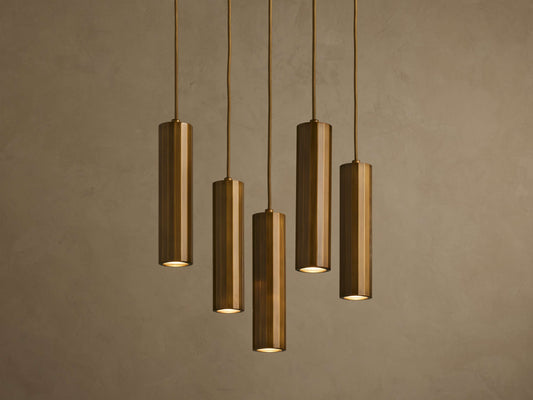 Matthie Faceted Diffused Cluster Chandelier