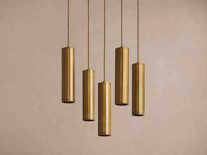 Matthie Faceted Diffused Cluster Chandelier