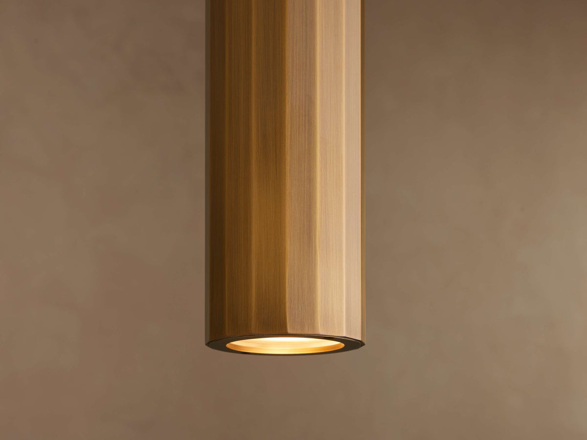 Matthie Faceted Diffused Pendant Light