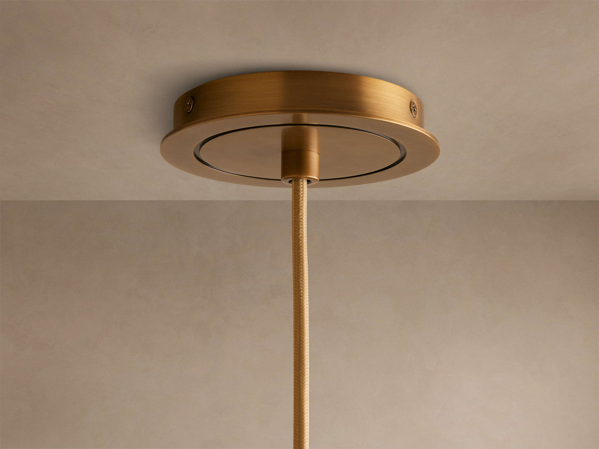 Matthie Faceted Diffused Pendant Light