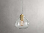 Organic Pebble Glass Pendant Light