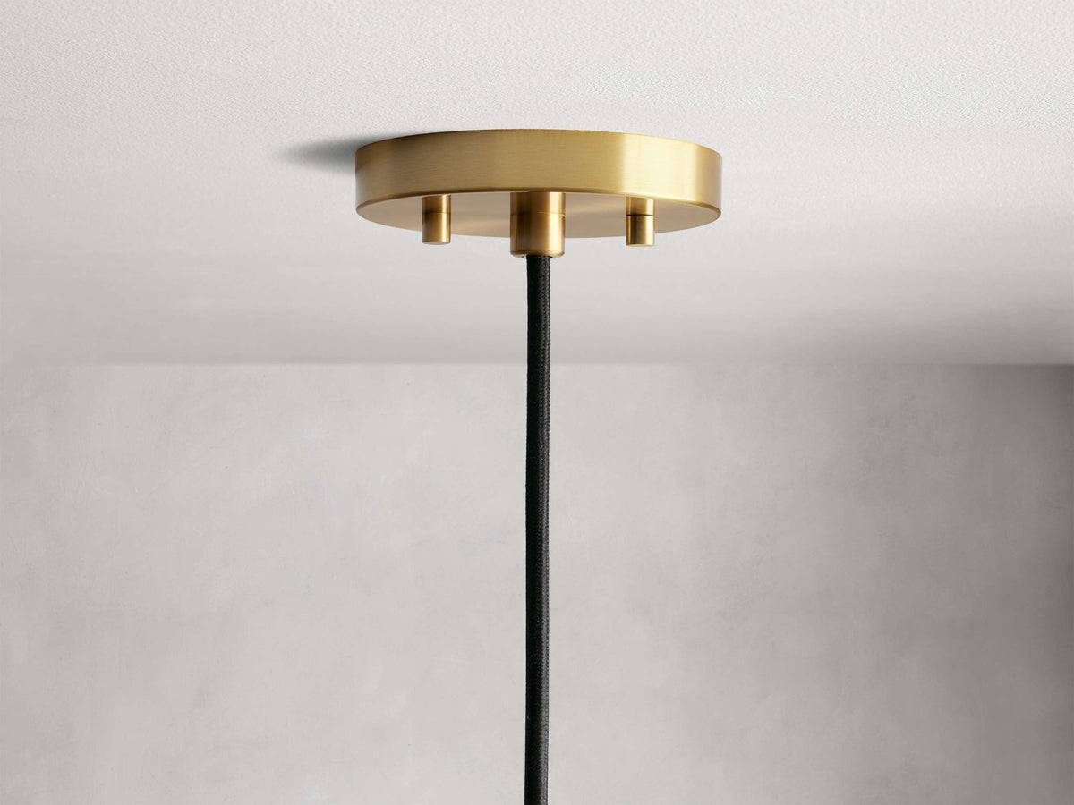 Organic Pebble Glass Pendant Light