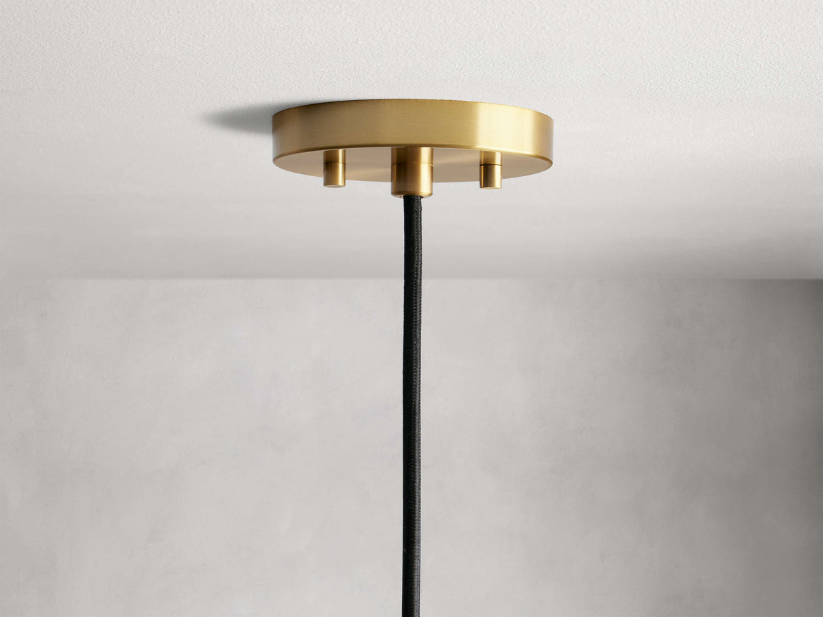 Organic Pebble Glass Pendant Light
