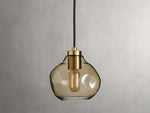 Organic Pebble Glass Pendant Light
