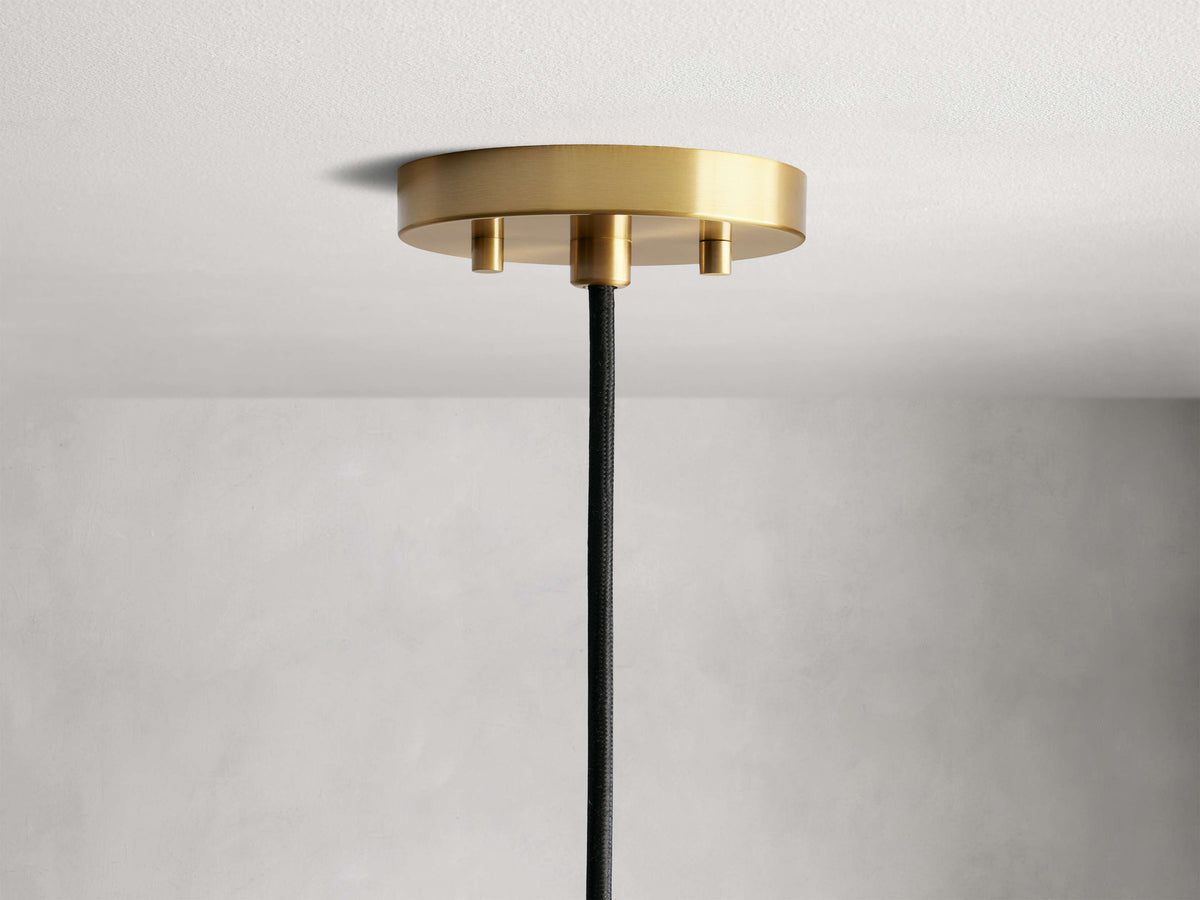 Organic Pebble Glass Pendant Light