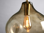 Organic Pebble Glass Pendant Light