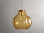 Organic Pebble Glass Pendant Light