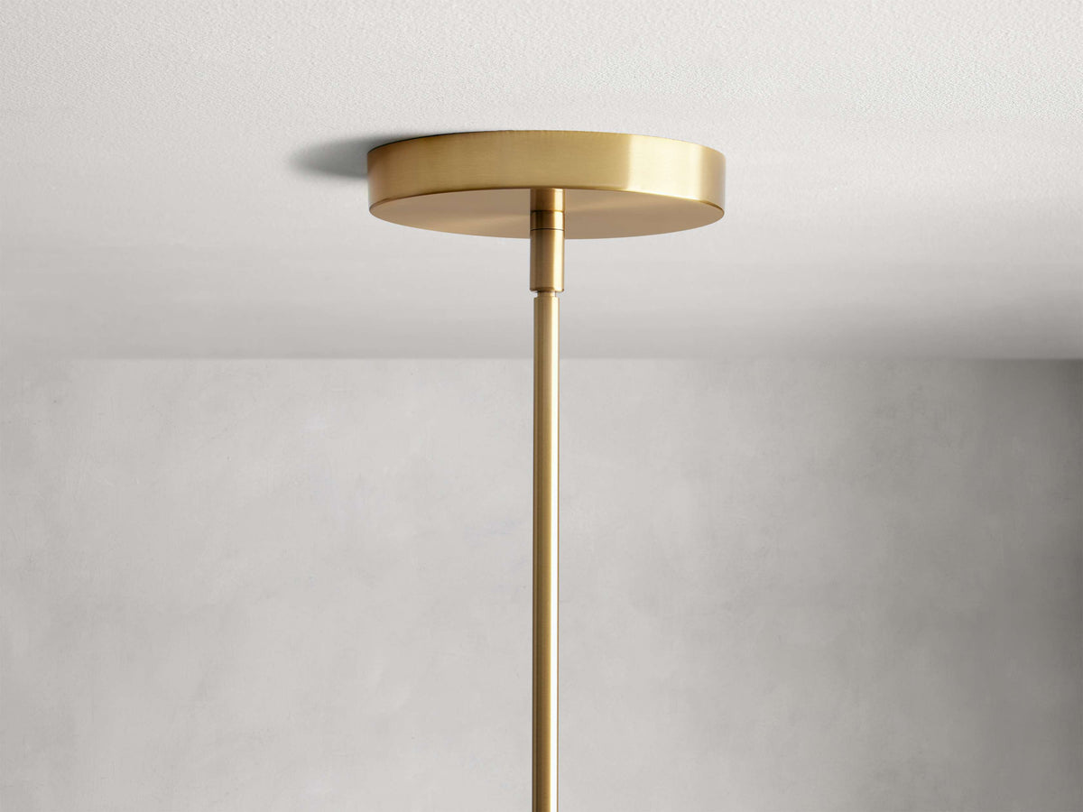 Organic Pebble Glass Pendant Light