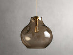 Organic Pebble Glass Pendant Light