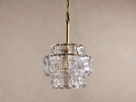 Ghiaccio Textured Glass Pendant Light