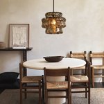 Ghiaccio Textured Glass Pendant Light