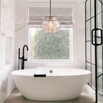Ghiaccio Textured Glass Pendant Light