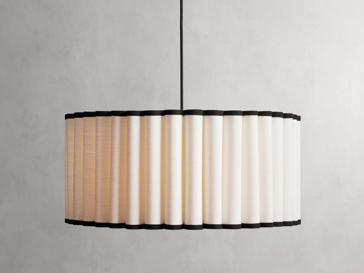 Marilyn Pleated Shape Pendant Light