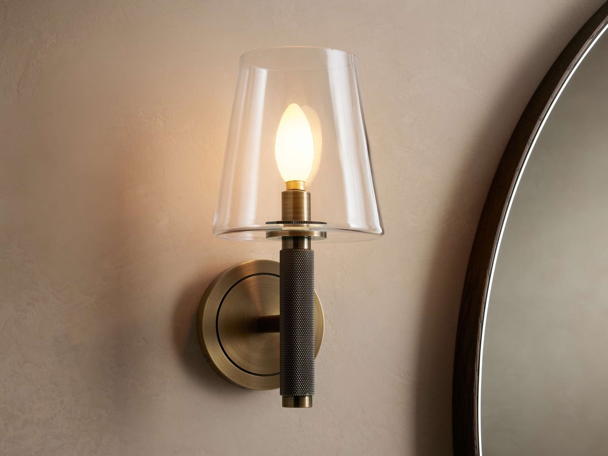 Monroe Hushed Shine Wall Sconce