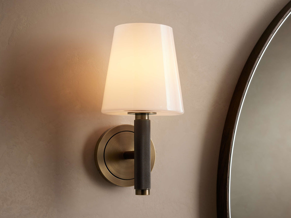 Monroe Hushed Shine Wall Sconce