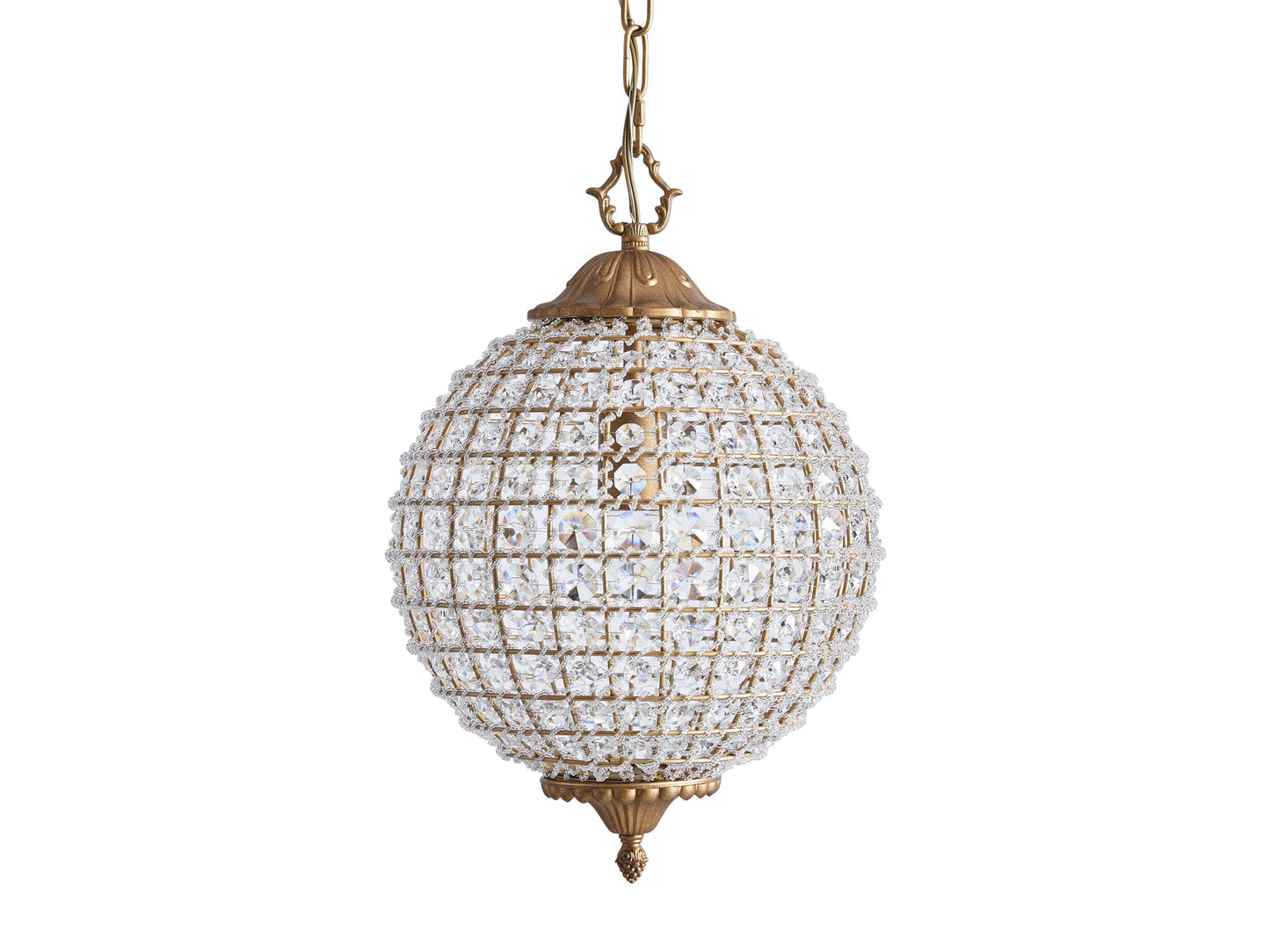 Poppy Luxury Crystal Sphere Chandelier