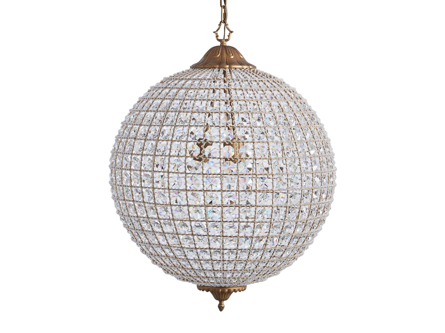 Poppy Luxury Crystal Sphere Chandelier