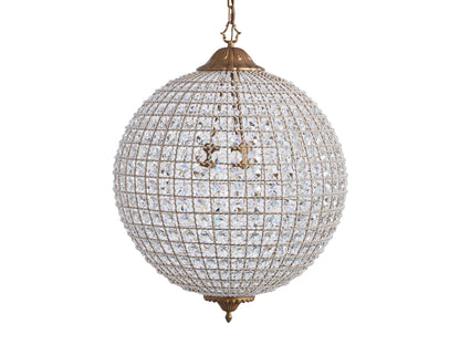 Poppy Luxury Crystal Sphere Chandelier