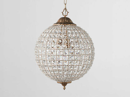 Poppy Luxury Crystal Sphere Chandelier