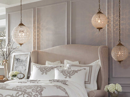 Poppy Luxury Crystal Sphere Chandelier