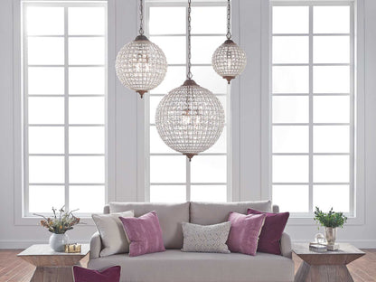 Poppy Luxury Crystal Sphere Chandelier