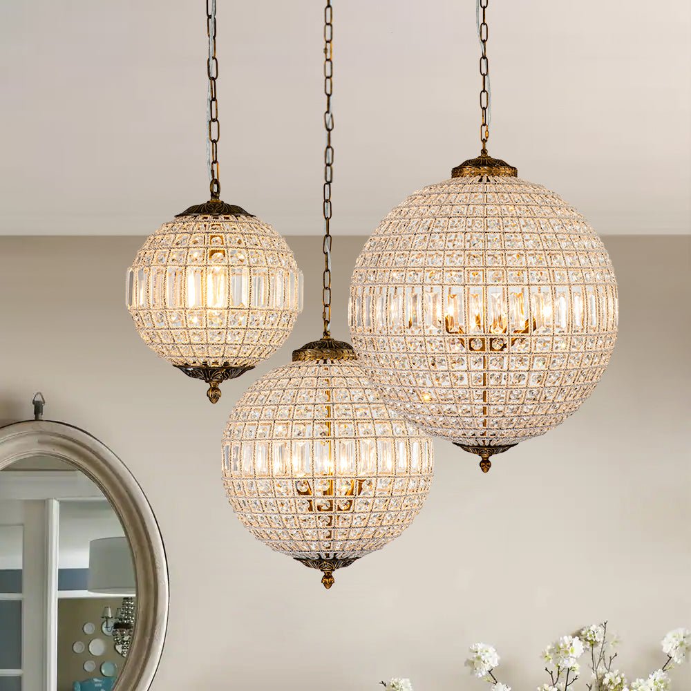 Clarion Luster Trace Sphere Chandelier