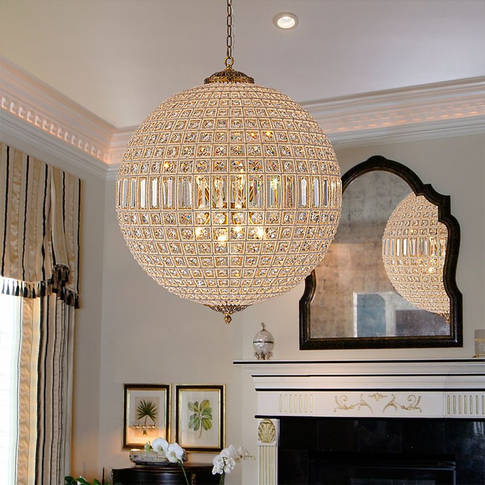 Clarion Luster Trace Sphere Chandelier