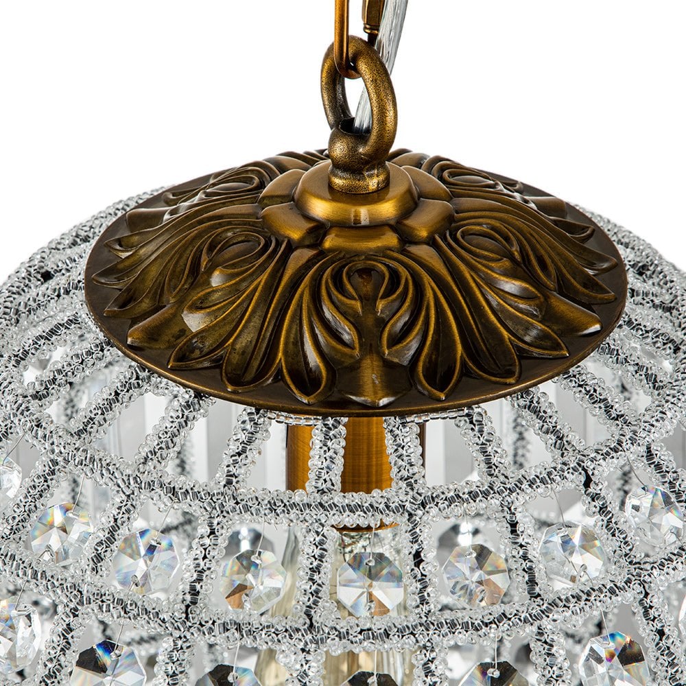 Clarion Luster Trace Sphere Chandelier