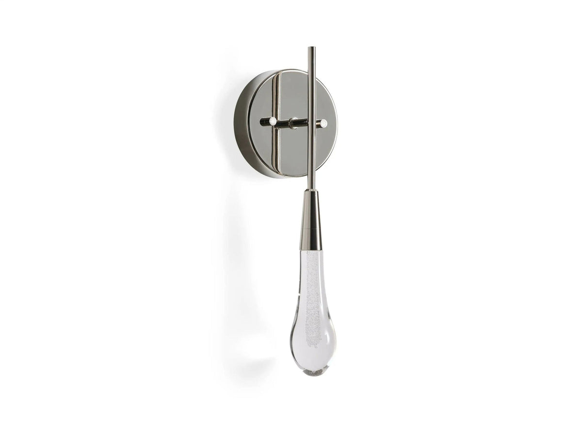 Soltaire Raindrop Crystal Wall Sconce