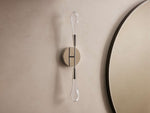 Soltaire Raindrop Crystal Wall Sconce