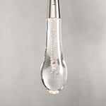 Soltaire Raindrop Glass Single Pendant Light