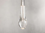 Soltaire Raindrop Crystal Single Pendant Light