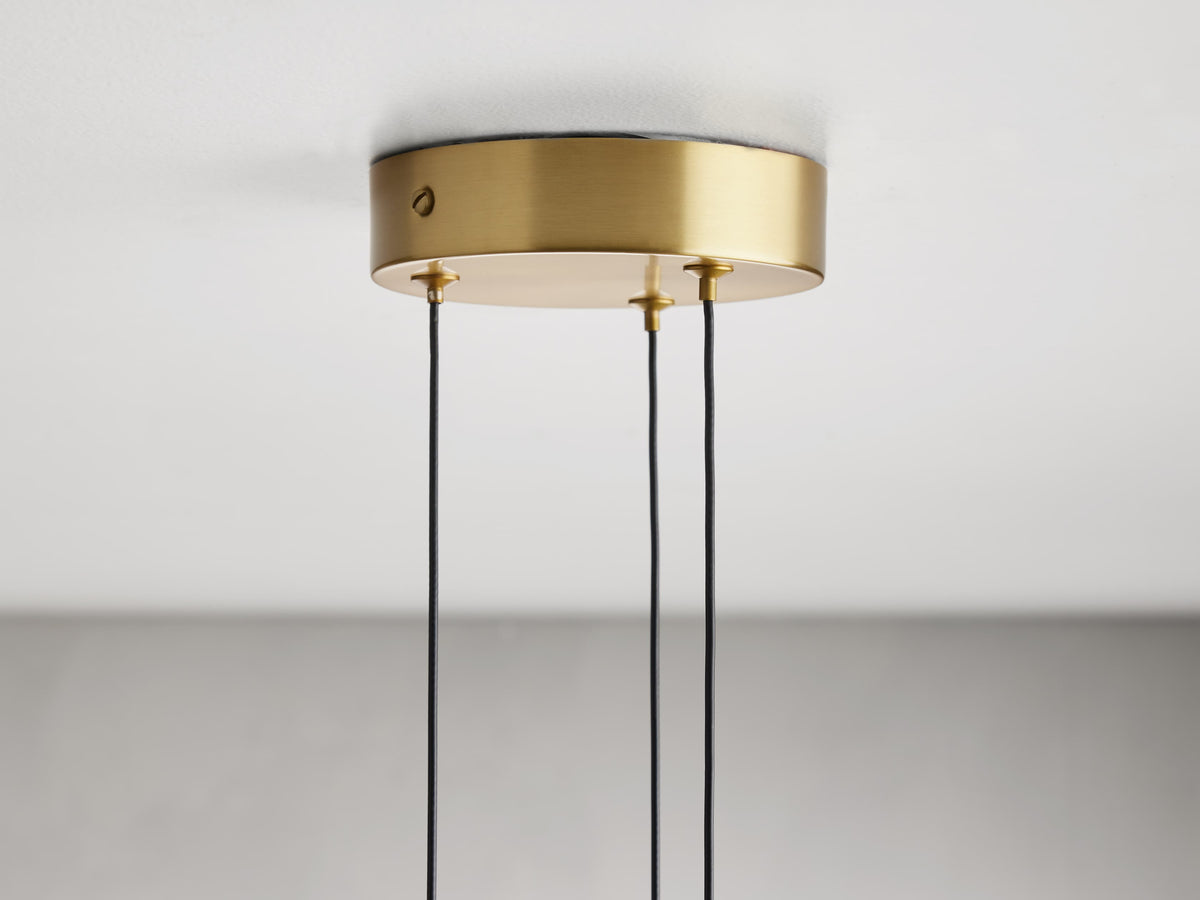 Soltaire Raindrop Crystal Cluster Pendant Light