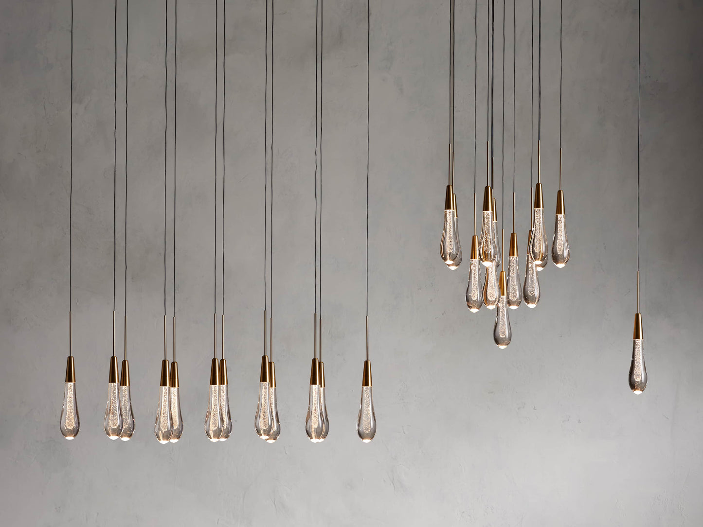 Soltaire Raindrop Crystal Round Chandelier