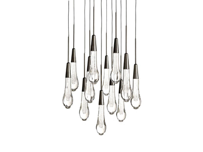 Soltaire Raindrop Crystal Round Chandelier