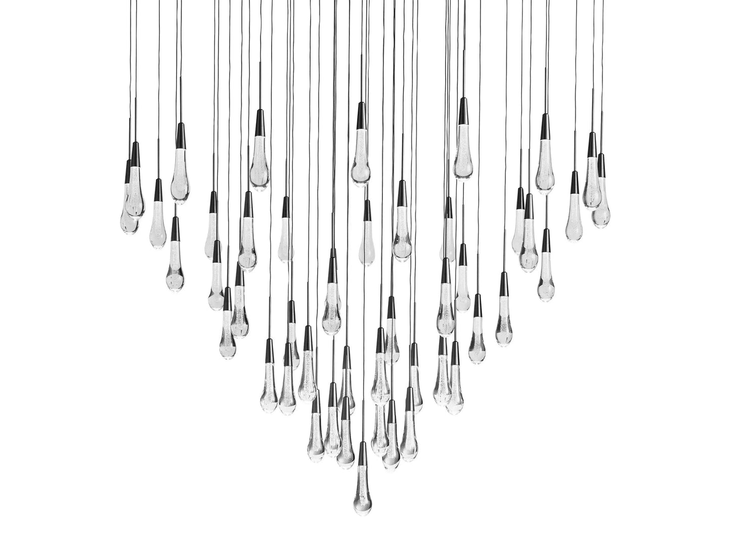 Soltaire Raindrop Crystal Round Chandelier