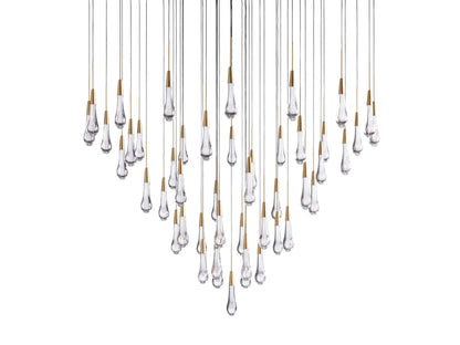 Soltaire Raindrop Crystal Round Chandelier