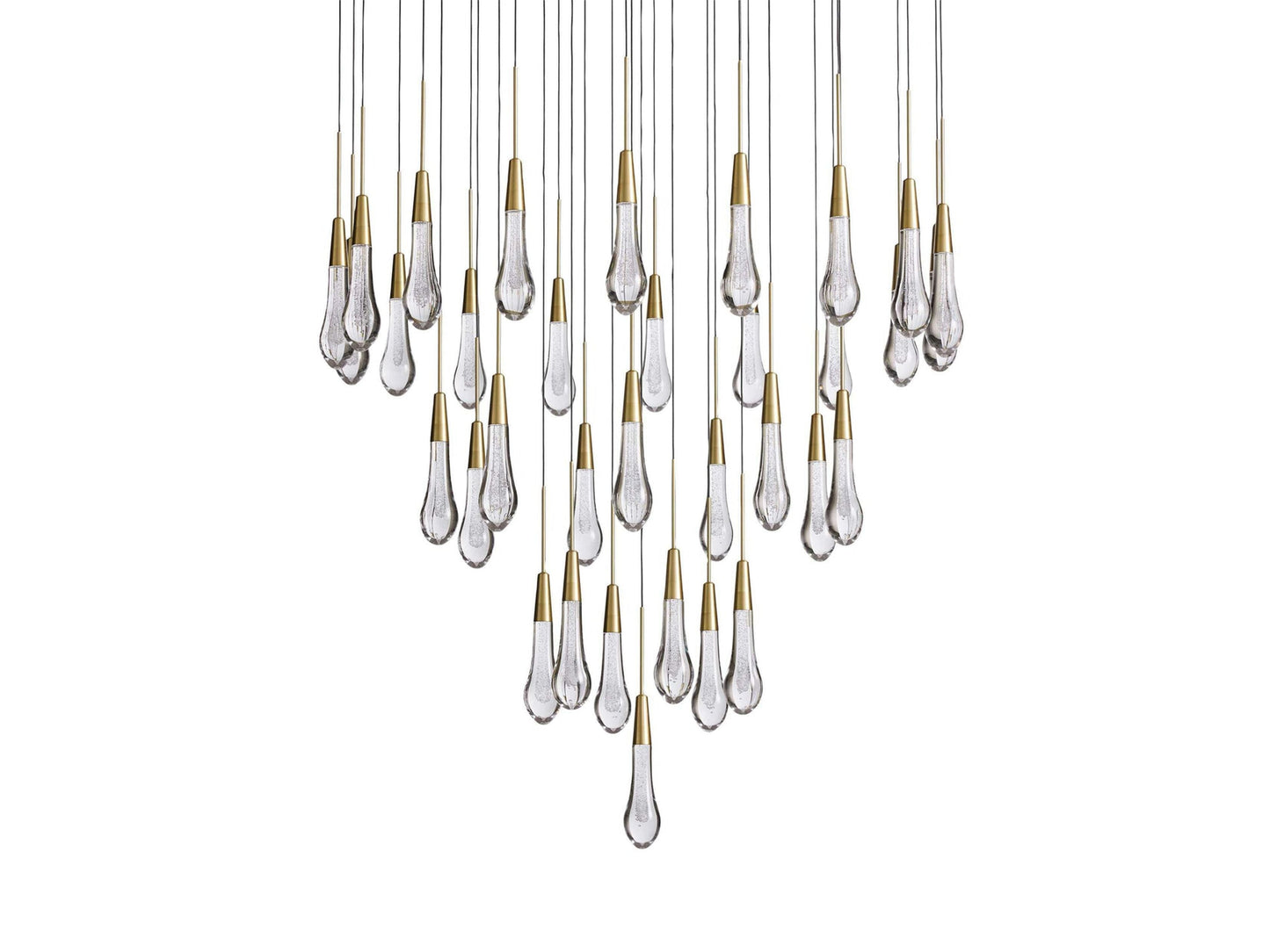 Soltaire Raindrop Crystal Round Chandelier