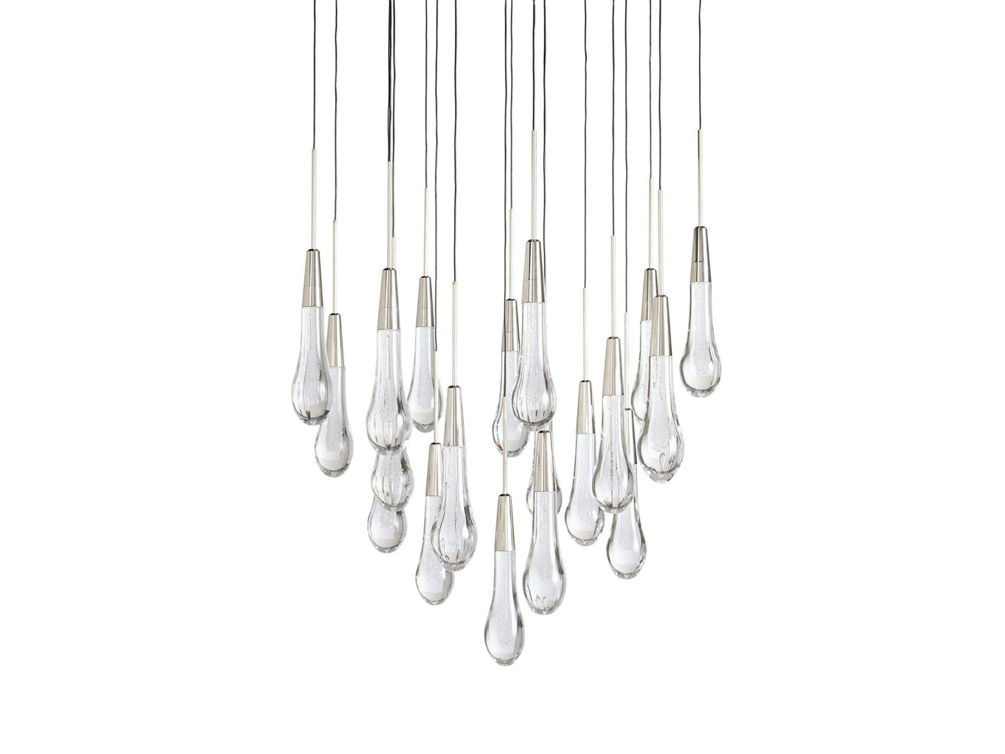 Soltaire Raindrop Crystal Round Chandelier