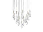 Soltaire Raindrop Crystal Round Chandelier