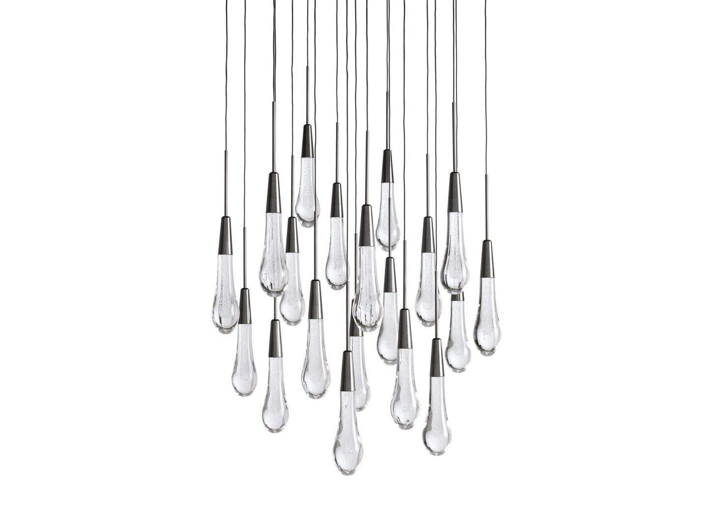 Soltaire Raindrop Crystal Round Chandelier