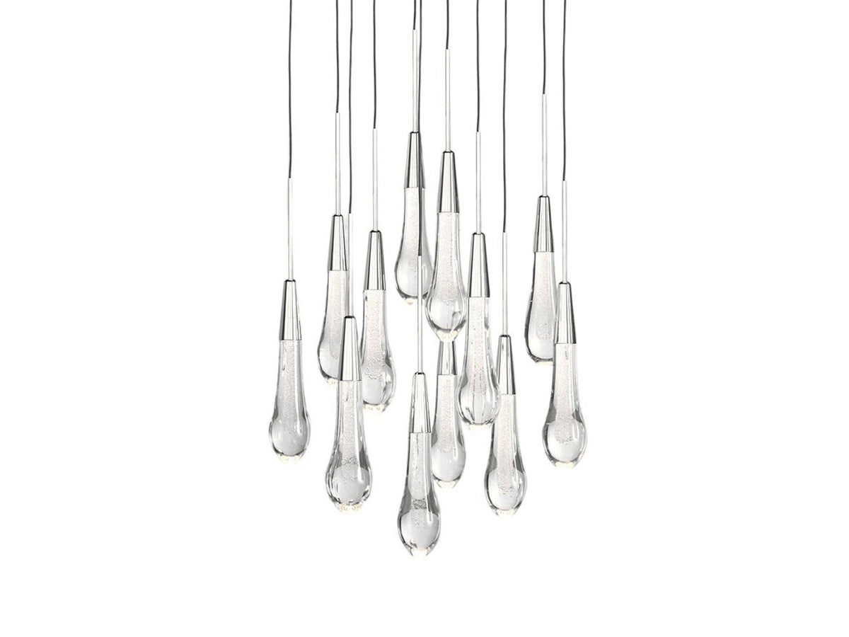 Soltaire Raindrop Crystal Round Chandelier