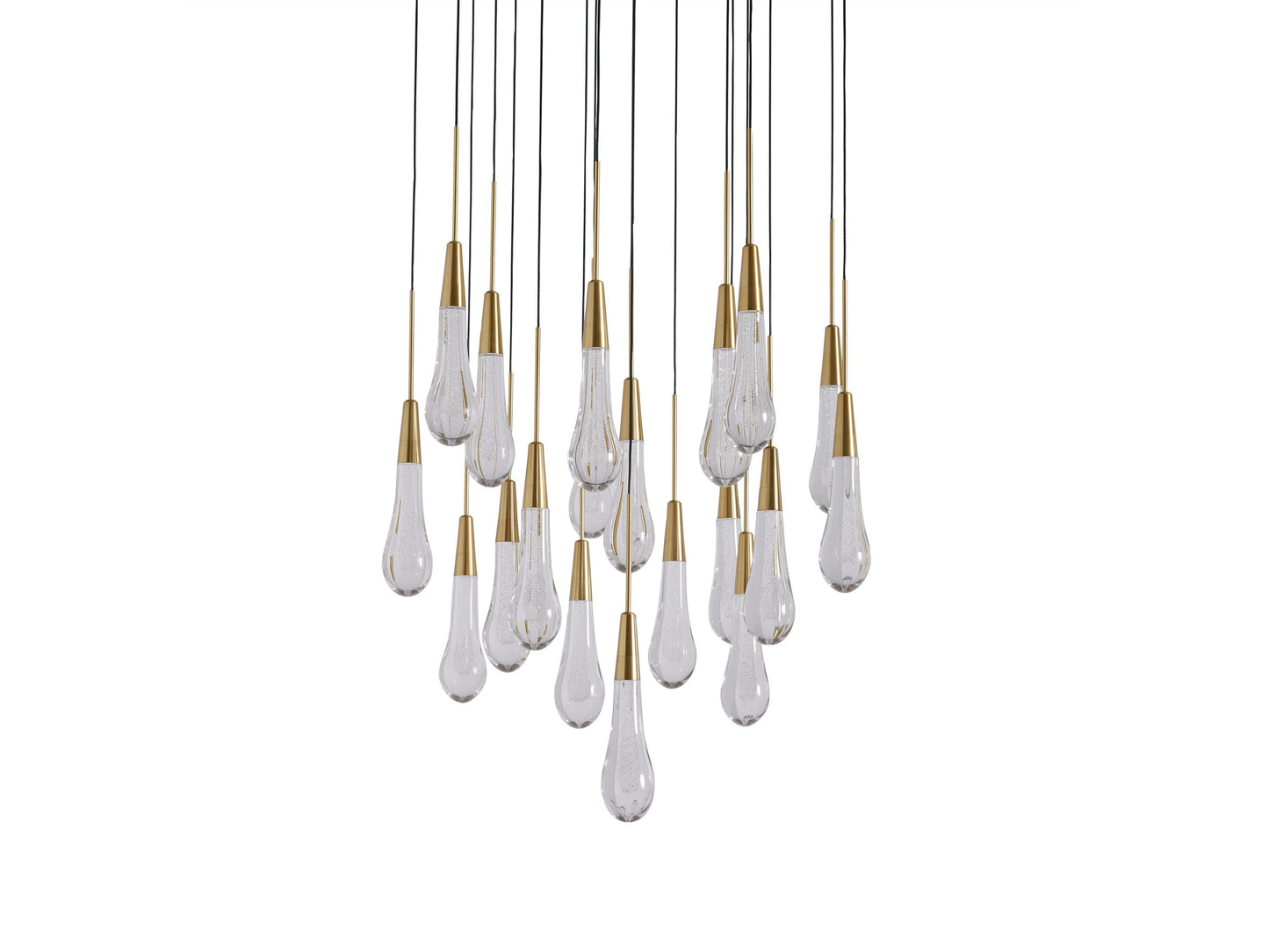 Soltaire Raindrop Crystal Round Chandelier